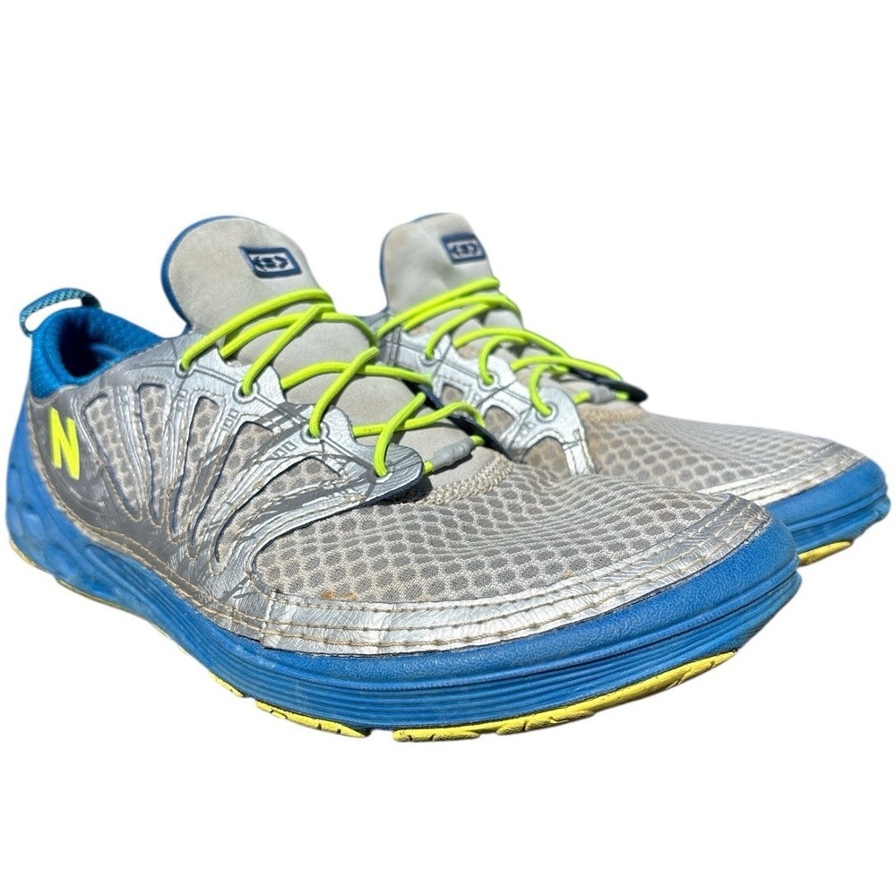 New Balance MO70BG Men's 8.5 Lightweight Running Shoes Gray Blue Neon‎ Athletic